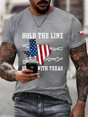 Men's Texas Strong Print T-Shirt