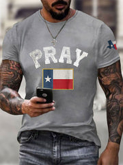 Men's Texas Strong Print T-Shirt