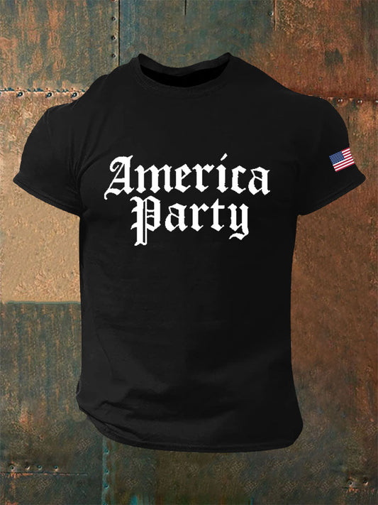Men's AMP Printed Casual T-Shirt