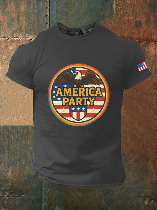 Men's AMP Printed Casual T-Shirt