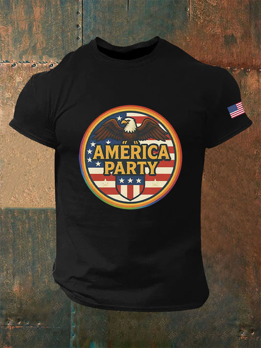 Men's AMP Printed Casual T-Shirt