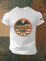 Camiseta informal estampada AMP para hombre