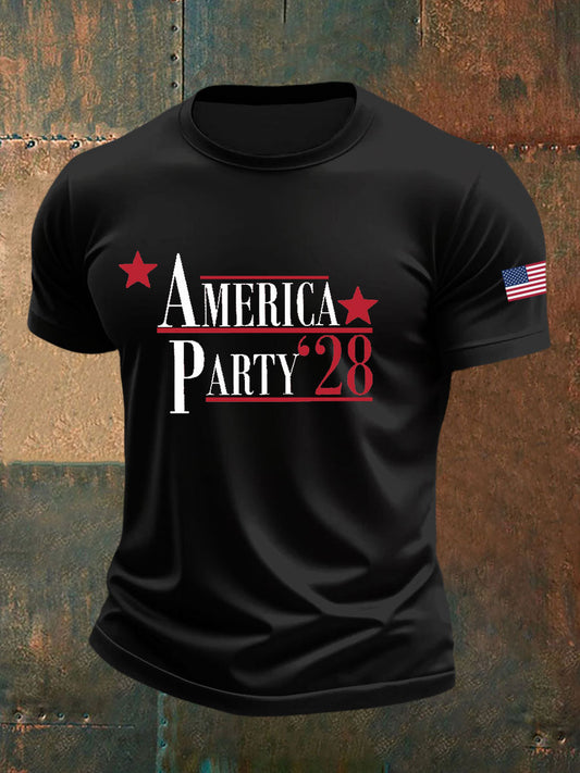 Men's AMP Printed Casual T-Shirt