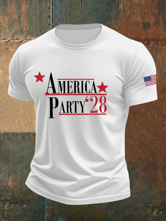 Men's AMP Printed Casual T-Shirt