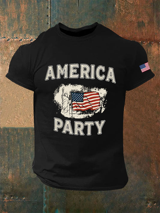 Men's AMP Printed Casual T-Shirt