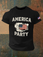 Men's AMP Printed Casual T-Shirt