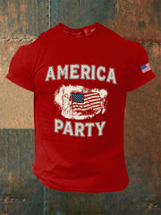 Men's AMP Printed Casual T-Shirt
