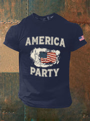Men's AMP Printed Casual T-Shirt