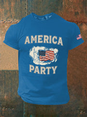 Men's AMP Printed Casual T-Shirt