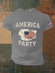 Men's AMP Printed Casual T-Shirt