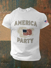 Men's AMP Printed Casual T-Shirt