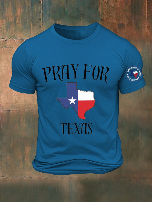 Men's Texas Strong Printed T-shirt