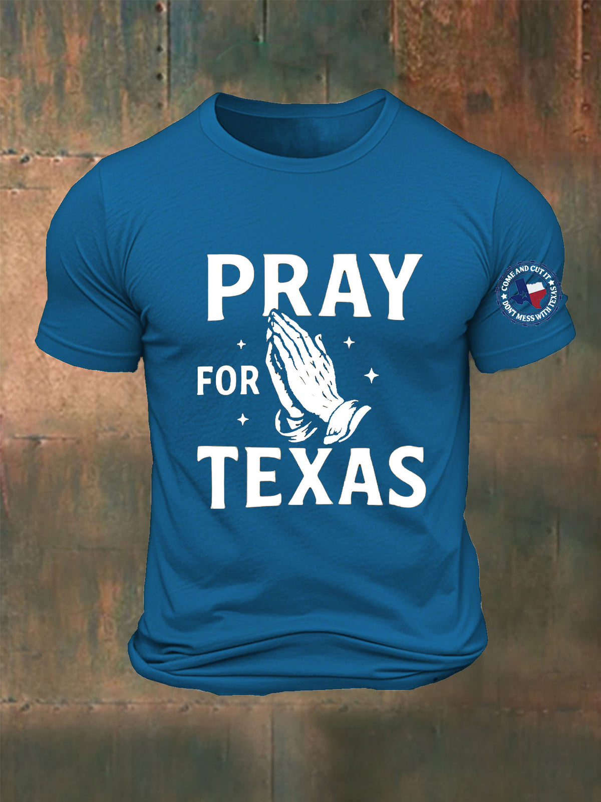 Men's Texas Strong Printed T-shirt