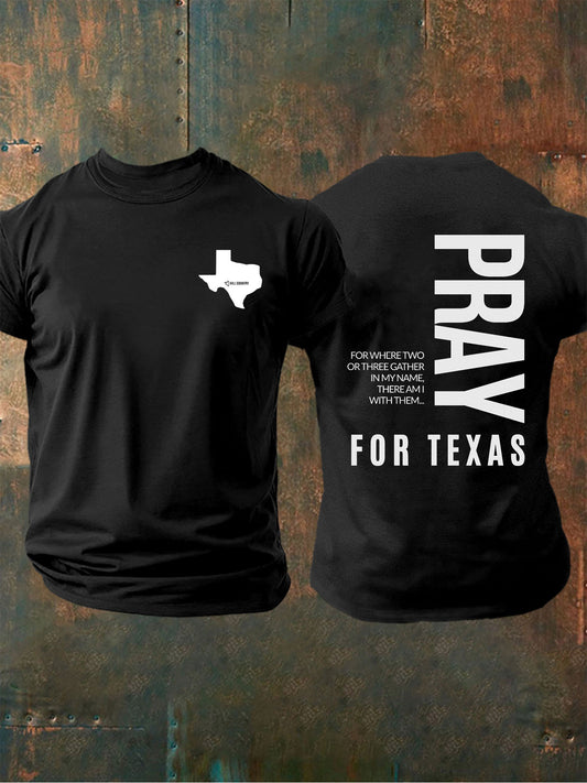 Men's Texas Strong Printed T-shirt