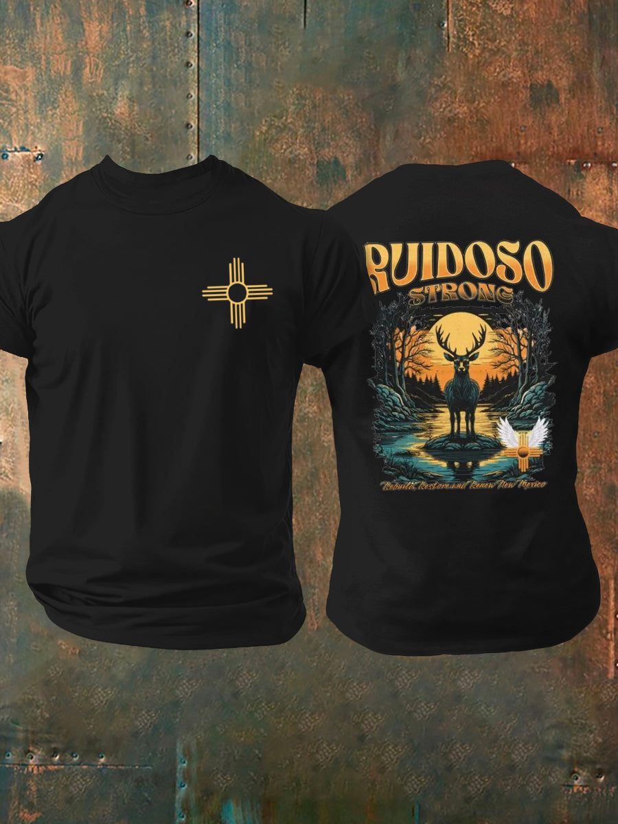 Men's New Mexico Ruidoso Strong Short Sleeves T-shirt