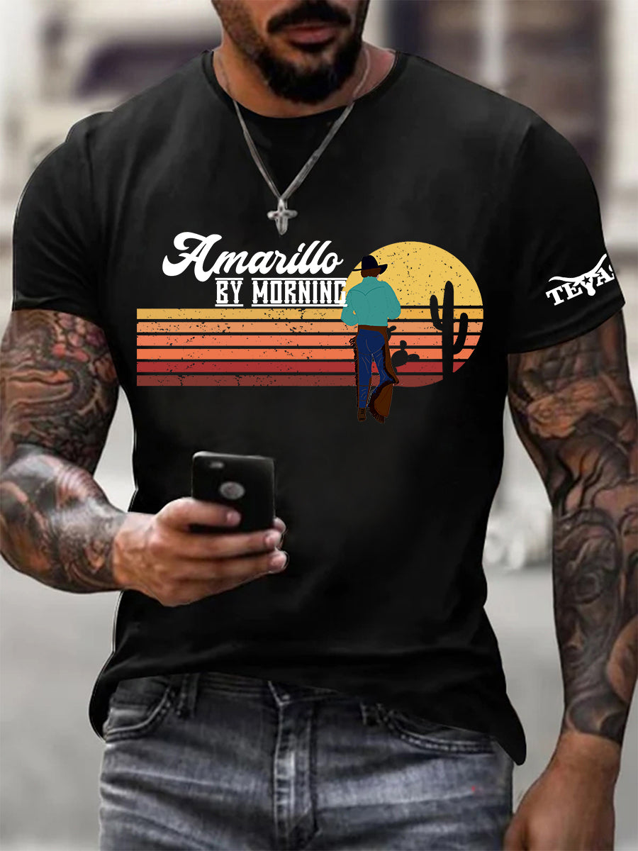 Camiseta de manga corta Amarillo By Morning para hombre
