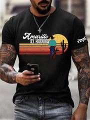 Camiseta de manga corta Amarillo By Morning para hombre