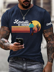 Camiseta de manga corta Amarillo By Morning para hombre