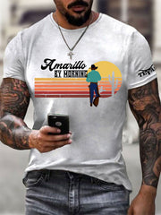Camiseta de manga corta Amarillo By Morning para hombre