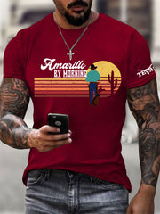 Camiseta de manga corta Amarillo By Morning para hombre