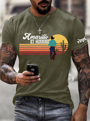 Camiseta de manga corta Amarillo By Morning para hombre
