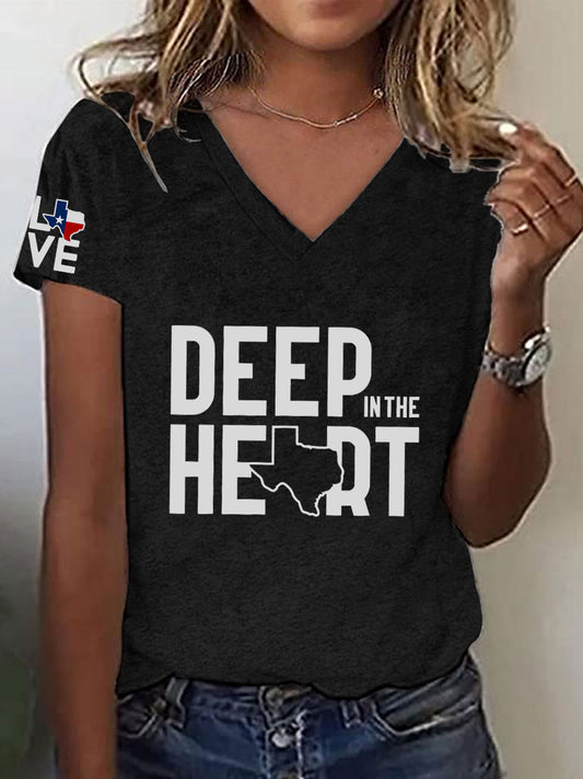 Women's "Deep in the Heart of Texas" T-shirt