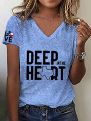 Women's "Deep in the Heart of Texas" T-shirt