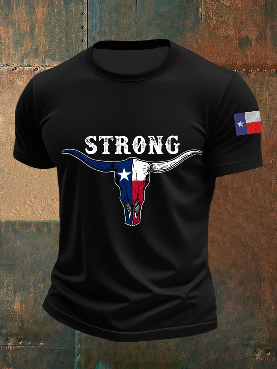Men's Taxas STrong Short-sleeved T-shirt