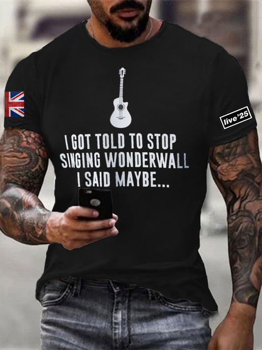 Men's Live '25 Tour Cotton Short-Sleeved T-shirt
