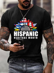 Men's Hispanic Heritage Month Printed T-Shirt