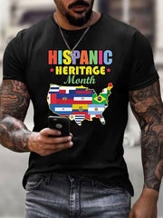 Men's Hispanic Heritage Month Printed T-Shirt