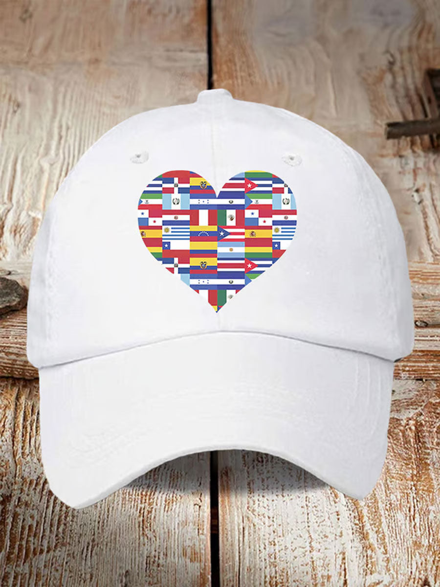 Unisex Hispanic Heritage Month Printed Hat