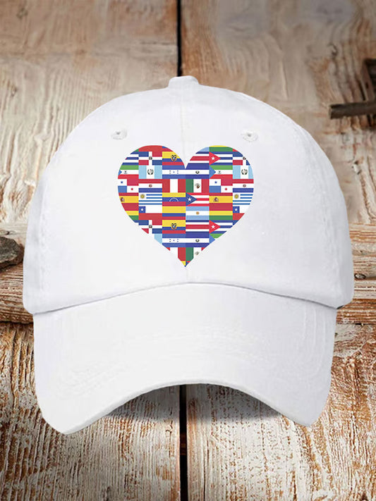 Unisex Hispanic Heritage Month Printed Hat