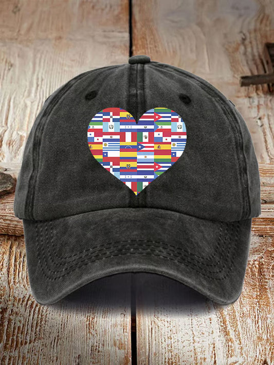 Unisex Hispanic Heritage Month Printed Hat