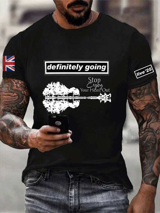 Men's Live '25 Tour Cotton Short-Sleeved T-shirt