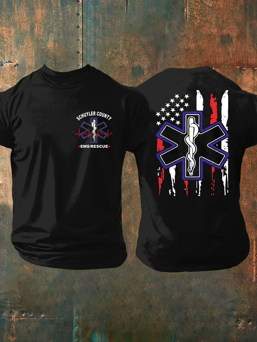 Men's EMS Printed Casual T-Shirt