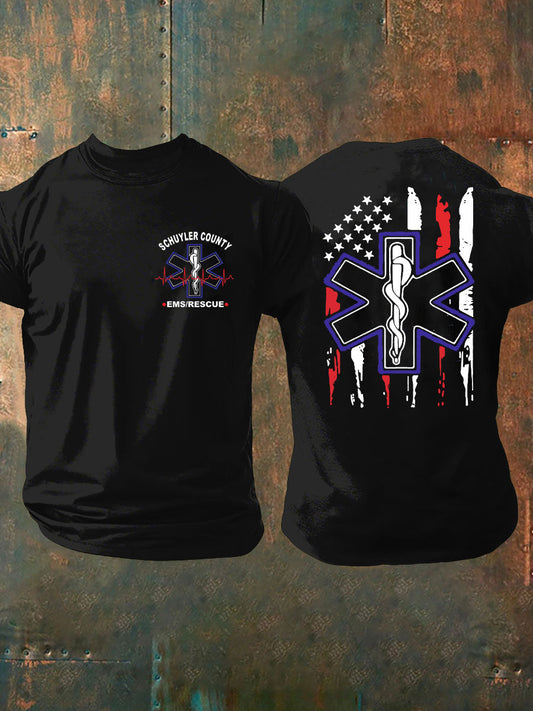 Men's EMS Printed Casual T-Shirt