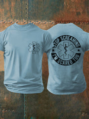 Men's Stop Screaming, I'm Scared Too T-shirts