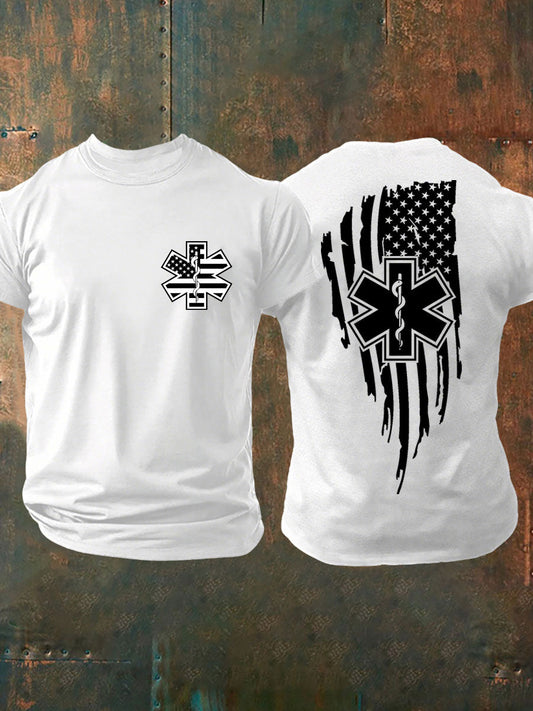Men's EMS Printed Casual T-Shirt