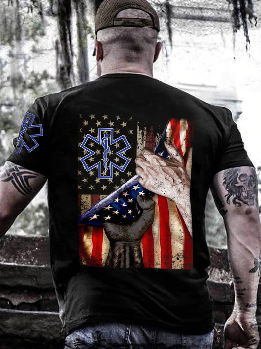 Men's Flag First Responder T-shirts