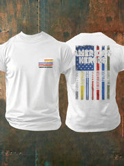 Men's America's Heroes Printed Casual T-Shirt