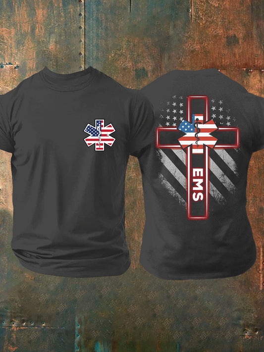 Men's EMS Printed Casual T-Shirt