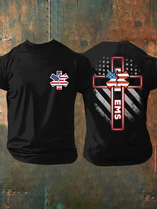 Men's EMS Printed Casual T-Shirt