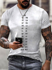 Men's Texas Missing Campers Initials Short-sleeved T-shirt