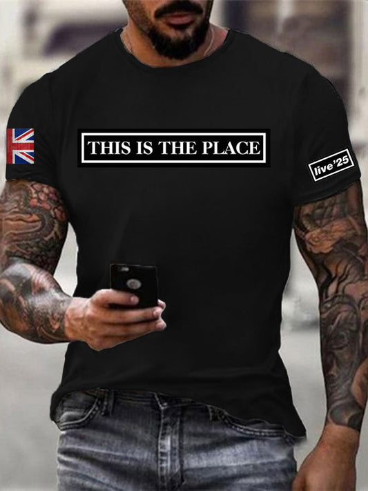 Men's Live '25 Tour Cotton Short-Sleeved T-shirt