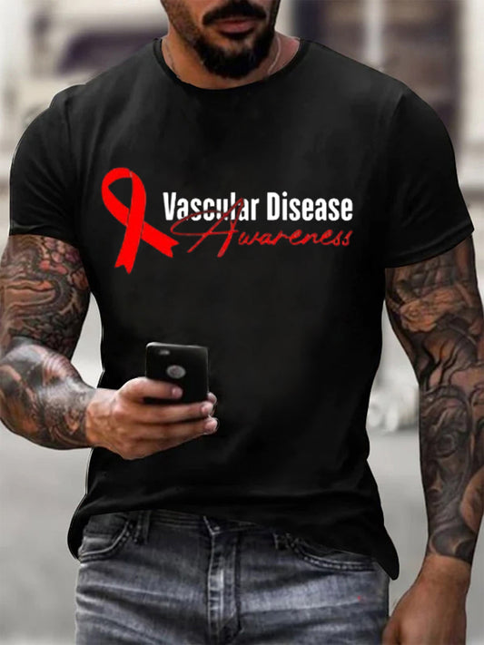 Men's September National Vascular Disease Awareness Month T-Shirt