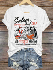 Women's Witches Salem Book Club Print T-Shirt
