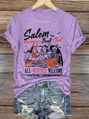 Women's Witches Salem Book Club Print T-Shirt