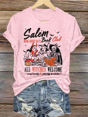 Women's Witches Salem Book Club Print T-Shirt