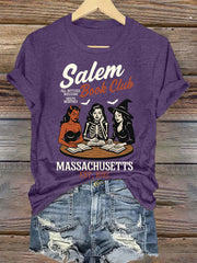 Women's Witches Salem Book Club Print T-Shirt
